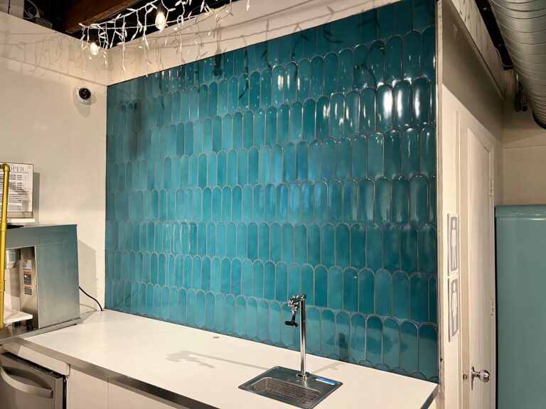 Backsplash wall by John the Handyman.