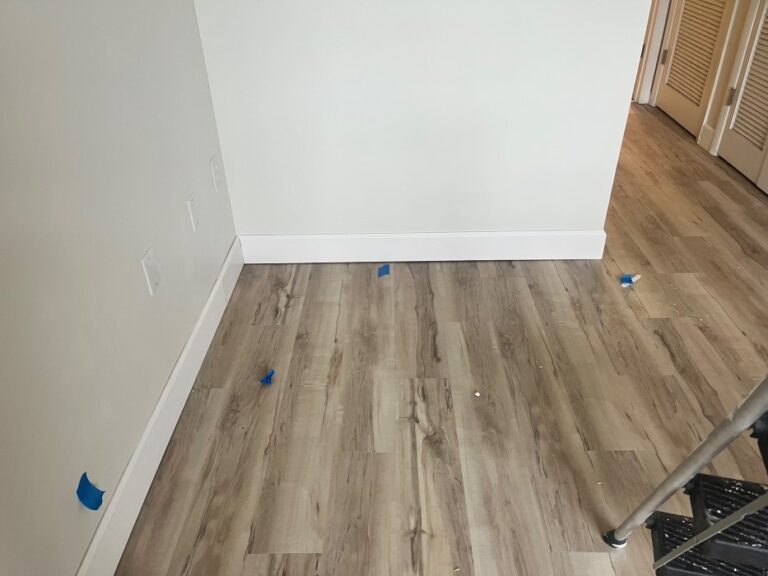Deep cleaned and replaced flooring of 1,000-sq. ft. condo.